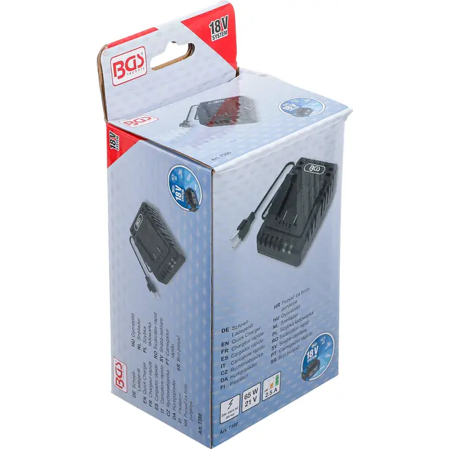 BGS Snellader - 2,5 A - 18 V