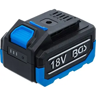 BGS Batterij - 5,0 Ah - voor het 18 V-batterijensysteem van BGS