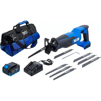 BGS technic Accu sabelzaagset - borstelloos - 18 V - met accu en snellader
