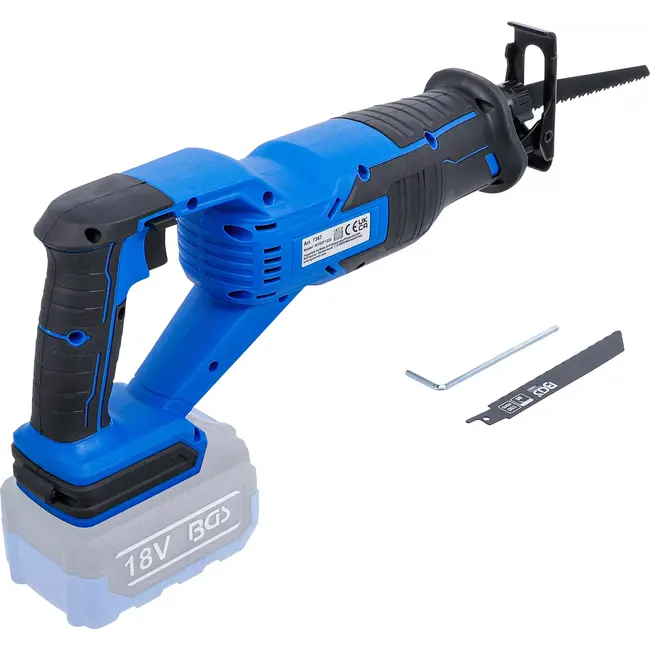 BGS Accu sabelzaagset - borstelloos - 18 V - met accu en snellader