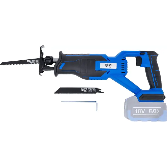 BGS Accu sabelzaagset - borstelloos - 18 V - met accu en snellader
