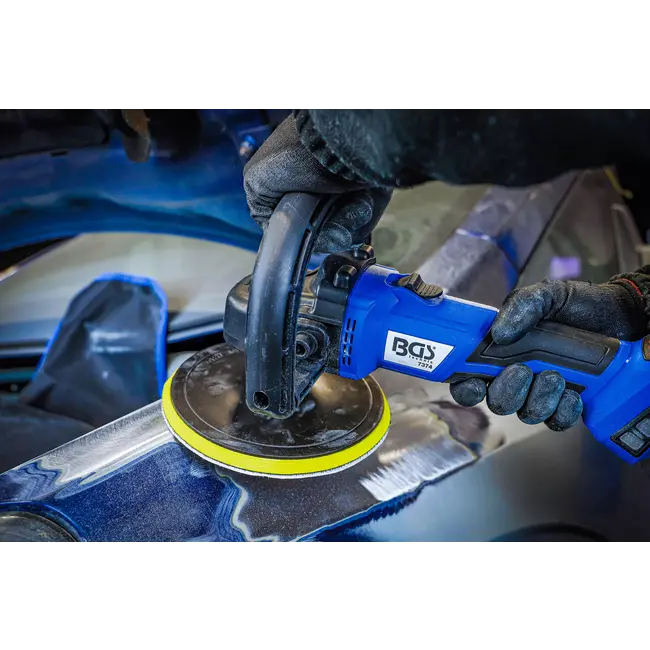BGS Accu schuur- en polijstmachineset - borstelloos - 18 V - met accu en snellader