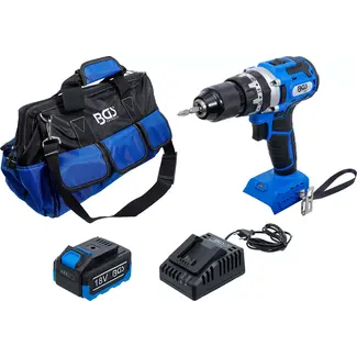 BGS technic Accu slagmoersleutelset - borstelloos - 65 Nm - 18 V - met accu en snellader