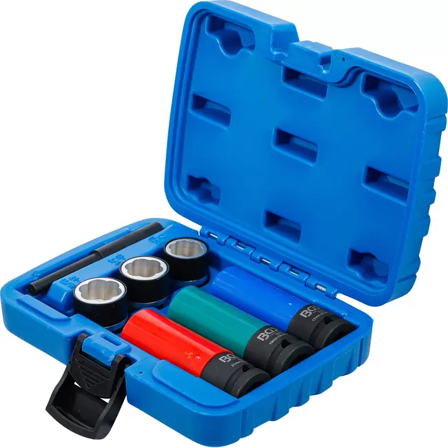 BGS Spiraalprofiel-dopsleutel- en schroefuitdraaier set