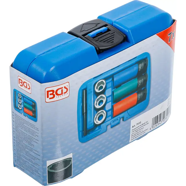 BGS Spiraalprofiel-dopsleutel- en schroefuitdraaier set