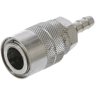 BGS technic Lucht snelkoppeling met 6 mm slangpilaar - VS / Frankrijk