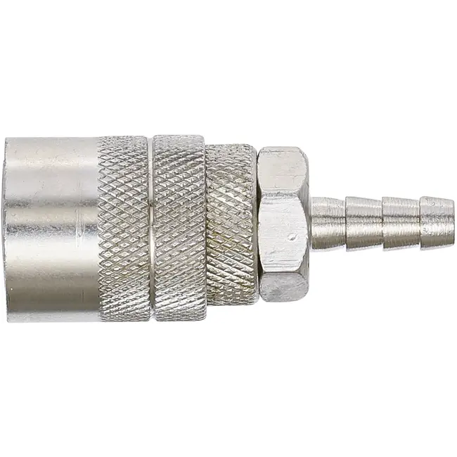 BGS Lucht snelkoppeling met 6 mm slangpilaar - VS / Frankrijk