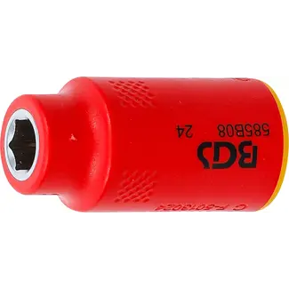 BGS technic VDE dopsleutel, zeskant - 3/8" - 8 mm