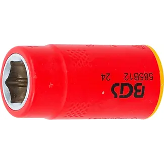 BGS technic VDE dopsleutel, zeskant - 3/8" - 12 mm