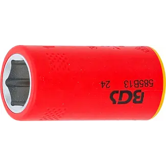 BGS technic VDE dopsleutel, zeskant - 3/8" - 13 mm