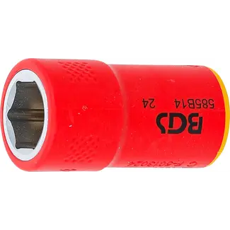 BGS technic VDE dopsleutel, zeskant - 3/8" - 14 mm