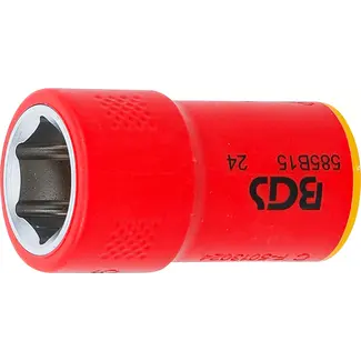 BGS technic VDE dopsleutel, zeskant - 3/8" - 15 mm
