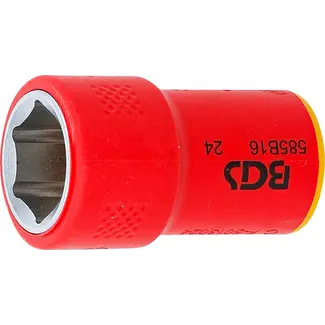 BGS technic VDE dopsleutel, zeskant - 3/8" - 16 mm