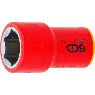 BGS technic VDE dopsleutel, zeskant - 3/8" - 17 mm