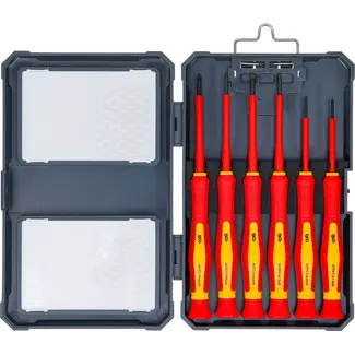 BGS VDE-precisie-schroevendraaierset - 6 delig