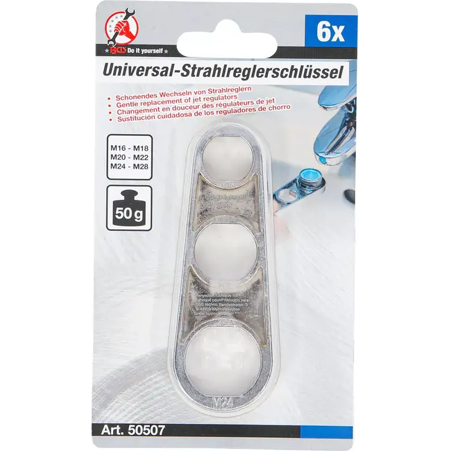 BGS Straalregelaar-sleutel - universeel - M16 - M24