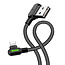 Mcdodo USB naar Lightning-kabel - schuin - 1,8 meter - zwart