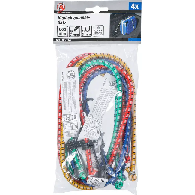 BGS Bagagespannerset - 800 mm - 4 delig