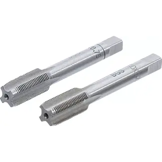 BGS technic Draadsnijtap - voor- en nasnijder - M10 x 0,75 - 2 delig