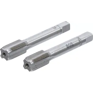 BGS technic Draadsnijtap - voor- en nasnijder - M12 x 0,75 - 2 delig