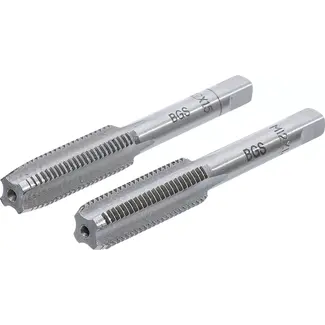 BGS Draadsnijtap - voor- en nasnijder - M12 x 1,5 - 2 delig
