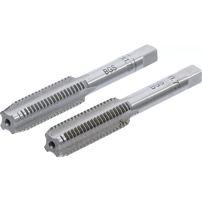 BGS Draadsnijtap - voor- en nasnijder - M12 x 1,75 - 2 delig