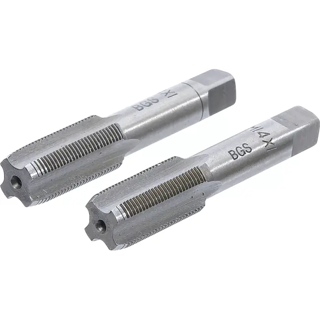 BGS Draadsnijtap - voor- en nasnijder - M14 x 1,0 - 2 delig