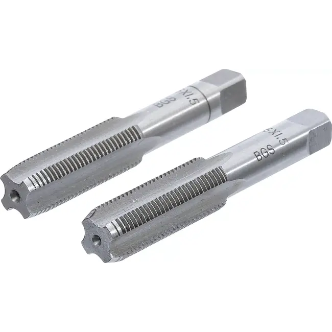 BGS Draadsnijtap - voor- en nasnijder - M16 x 1,5 - 2 delig