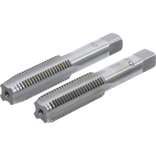 BGS Draadsnijtap - voor- en nasnijder - M16 x 2,0 - 2 delig