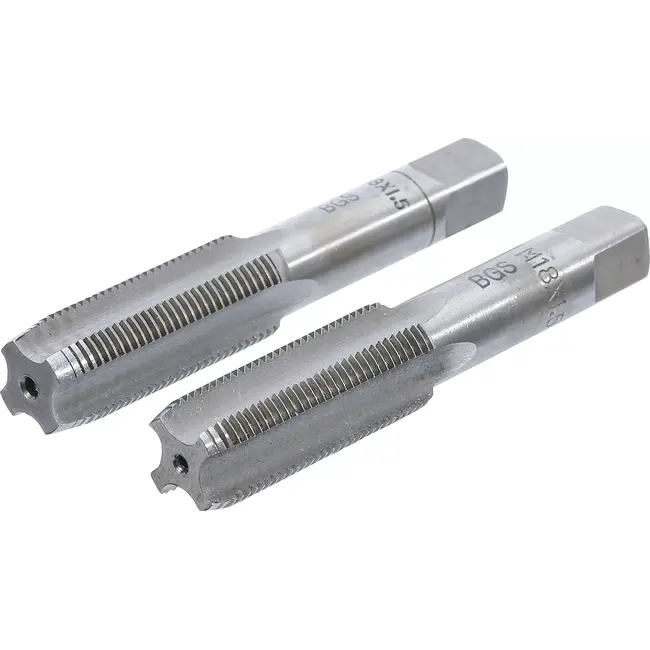 BGS Draadsnijtap - voor- en nasnijder - M18 x 1,5 - 2 delig