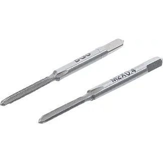BGS Draadsnijtap - voor- en nasnijder - M2 x 0,4 - 2 delig