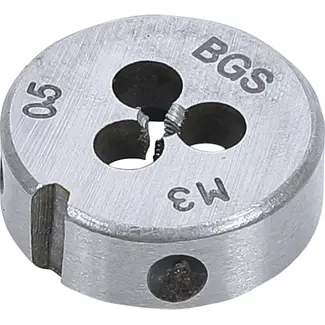 BGS technic Draadsnijplaat - M3 x 0,5 x 25 mm