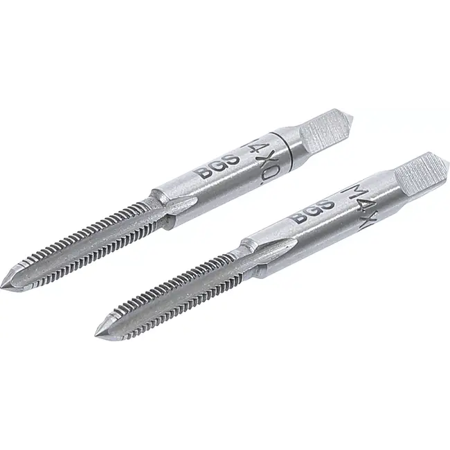 BGS Draadsnijtap - voor- en nasnijder - M4 x 0,7 - 2 delig