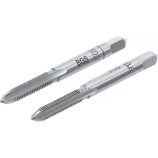 BGS Draadsnijtap - voor- en nasnijder - M5 x 0,8 - 2 delig