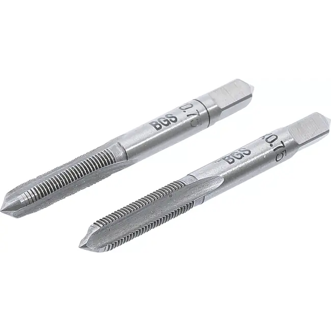 BGS Draadsnijtap - voor- en nasnijder - M6 x 0,75 - 2 delig