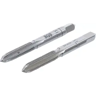 BGS technic Draadsnijtap - voor- en nasnijder - M6 x 1,0 mm - 2 delig