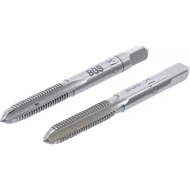 BGS Draadsnijtap - voor- en nasnijder - M6 x 1,0 mm - 2 delig