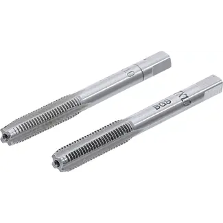 BGS technic Draadsnijtap - voor- en nasnijder - M7 x 1,0 mm - 2 delig