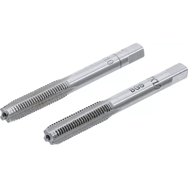 BGS Draadsnijtap - voor- en nasnijder - M7 x 1,0 mm - 2 delig