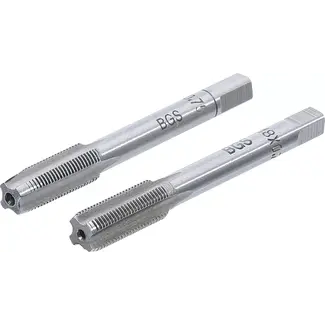 BGS technic Draadsnijtap - voor- en nasnijder - M8 x 0,75 mm - 2 delig