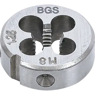 BGS technic Draadsnijplaat - M8 x 1,25 x 25 mm