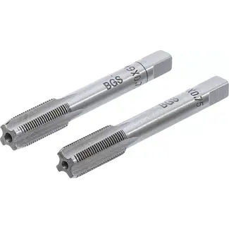 BGS technic Draadsnijtap - voor- en nasnijder - M9 x 0,75 mm - 2 delig