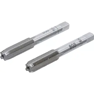BGS technic Draadsnijtap - voor- en nasnijder - M9 x 1,0 mm - 2 delig