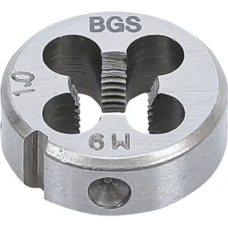 BGS Draadsnijplaat - M9 x 1,0 x 25 mm