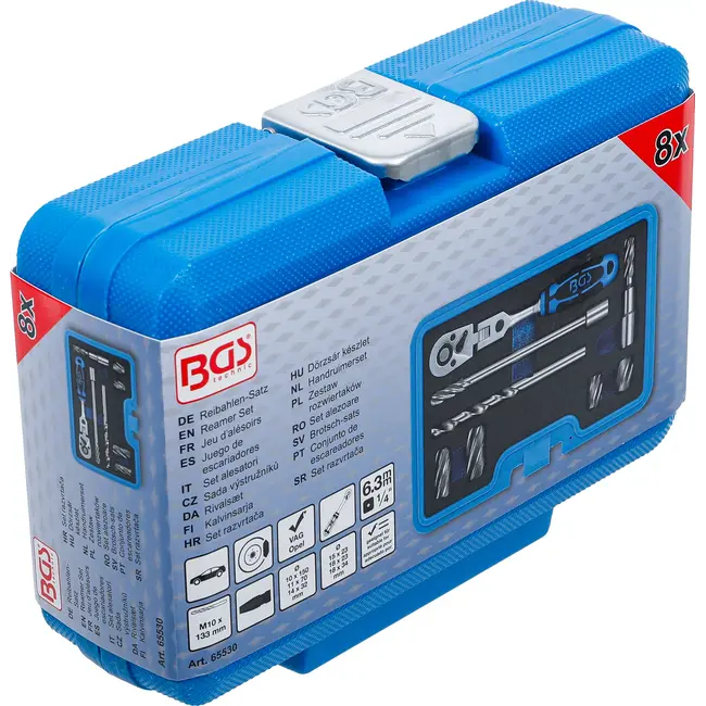 BGS Handruimerset - voor ABS sensoren - 8 delig