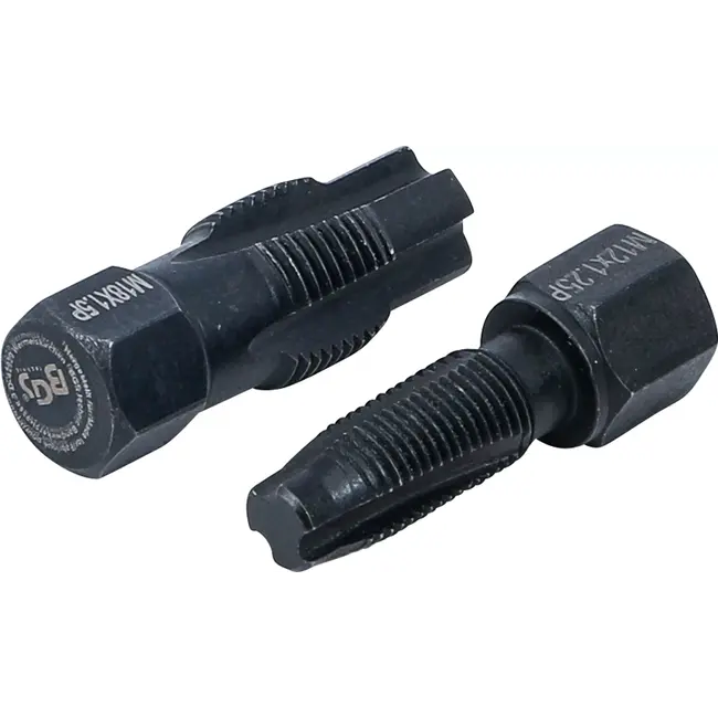 BGS Schroefdraad reparatieset voor Lambdasonde - M18 x 1,5 mm - M12 x 1,25 mm - 2 delig