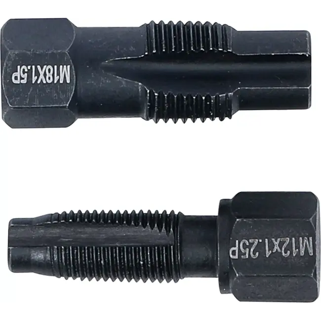 BGS Schroefdraad reparatieset voor Lambdasonde - M18 x 1,5 mm - M12 x 1,25 mm - 2 delig
