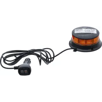 BGS technic Zwaailicht - geel - met magneet - 12 V / 24 V - Ø 130 mm