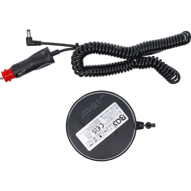 BGS Accu-zwaailicht - geel - met magneet - 12 V / 24 V - Ø 130 mm