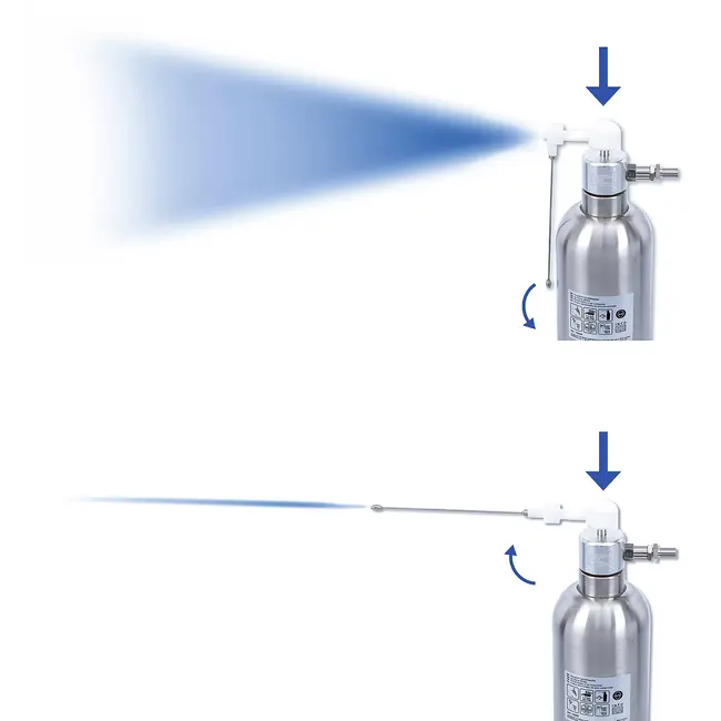 BGS Lucht spuitbus - roestvrij staal - 650 ml